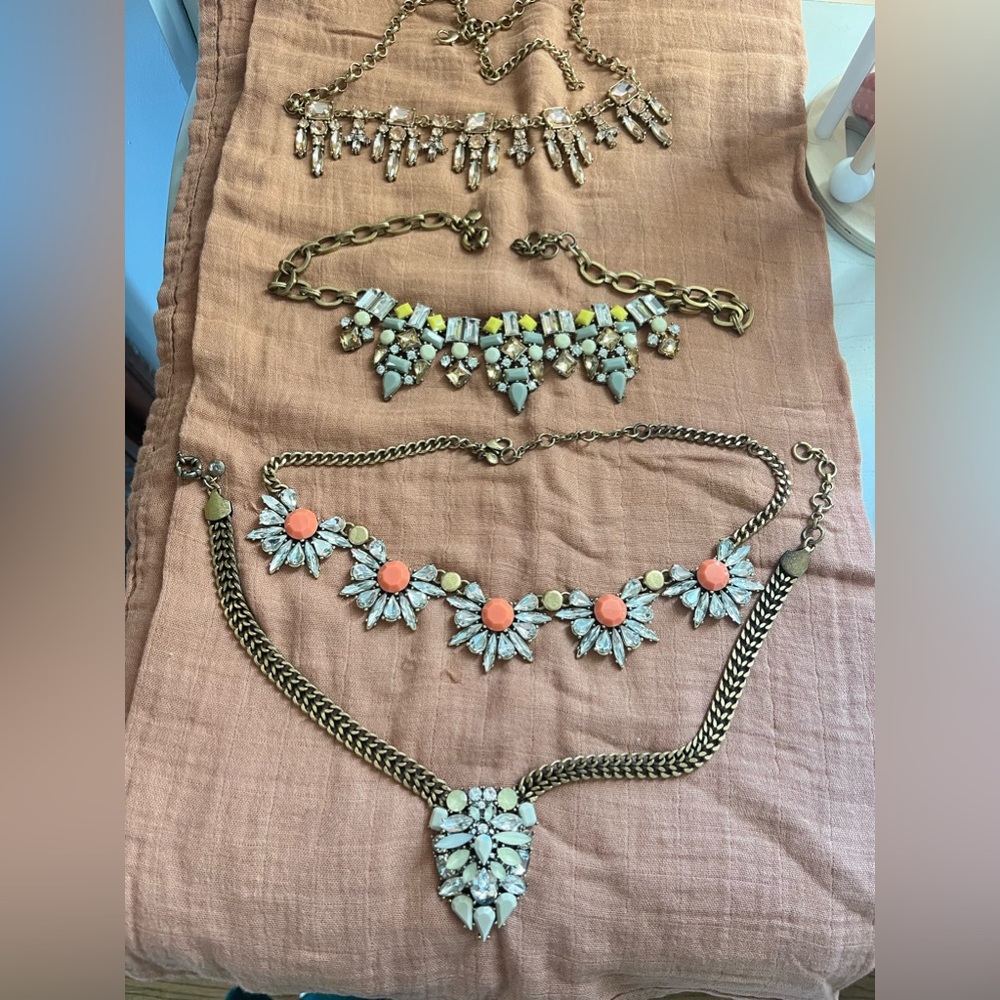 JCREW bundle necklaces